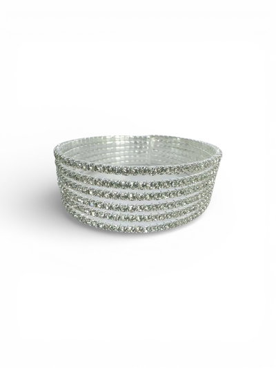PULSERA STRASS 6 HILERAS X UNIDAD