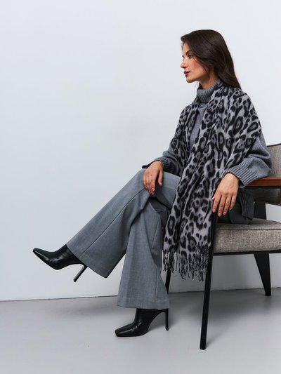 BUFANDÓN LEOPARDO 200X70 X UNIDAD