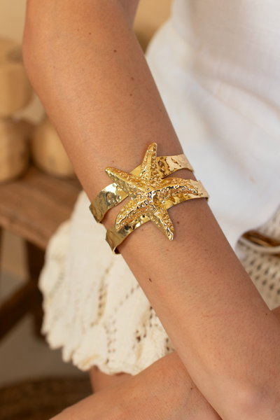 PULSERA DE METAL DORADO X UNIDAD