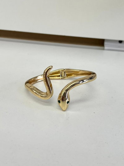 PULSERA LÍNEA PREMIUM SERPIENTE DORADA X UNIDAD