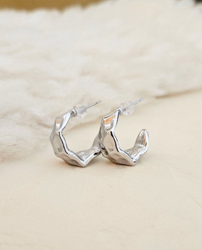 AROS PLATEADOS 1,7 CM X PAR