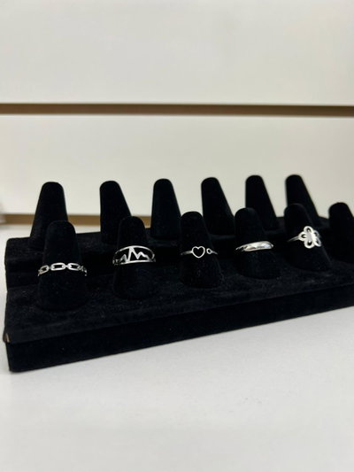 ANILLOS DE ACERO X 5 X SET