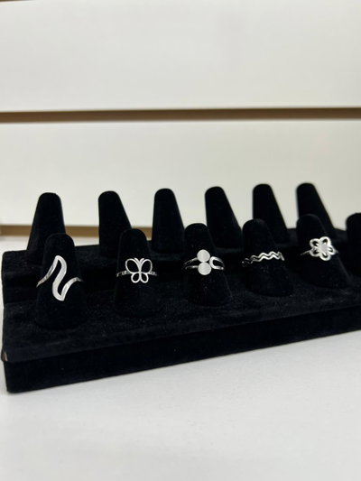 ANILLOS DE ACERO X 5 X SET