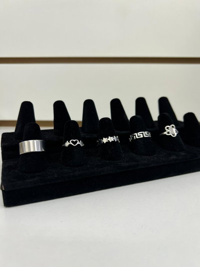 ANILLOS DE ACERO X 5 X SET