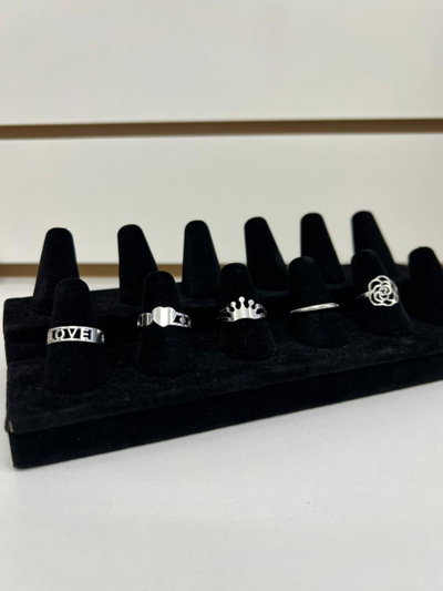 ANILLOS DE ACERO X 5 X SET