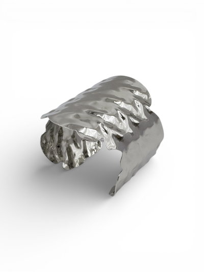 PULSERA DE METAL PLATEADO X UNIDAD