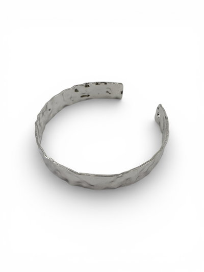 PULSERA DE METAL PLATEADO X UNIDAD