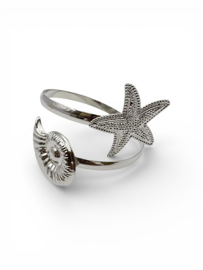 BRAZALETE DE METAL PLATEADO X UNIDAD