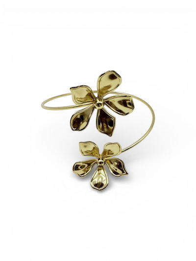 BRAZALETE DE METAL DORADO X UNIDAD