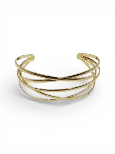 PULSERA DE METAL DORADO X UNIDAD