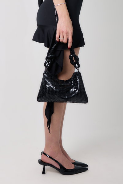 CARTERA DE FIESTA MALLA METÁLICA PREMIUM X UNIDAD