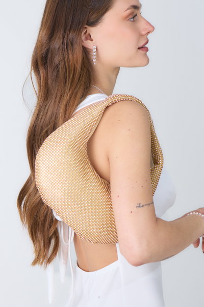 CARTERA DE FIESTA PREMIUM CON STRASS X UNIDAD