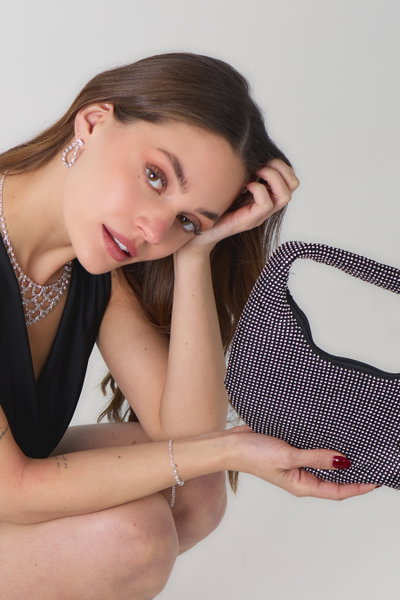 CARTERA DE FIESTA PREMIUM CON STRASS X UNIDAD
