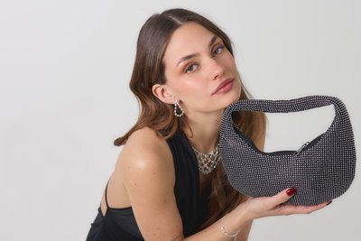 CARTERA DE FIESTA PREMIUM CON STRASS X UNIDAD