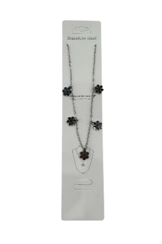 CADENA ACERO CON 5 DIJES X PCS