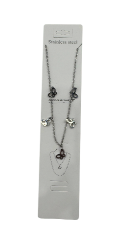 CADENA ACERO CON 5 DIJES X PCS