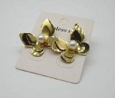 AROS ACERO DORADO X PAR