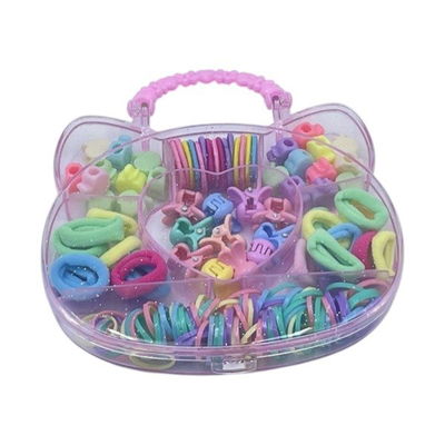 SET ACCES DE PELO EN CAJA ACRILICO X PCS