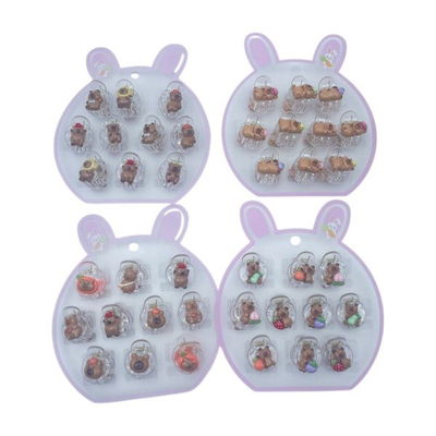 BROCHE CHICO CAPYBARA X 10 PCS EN CARD