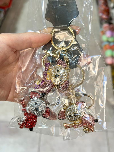 LLAVERO DE CARTERA KOALA X PCS METALICO CON STRASS V.MOD
