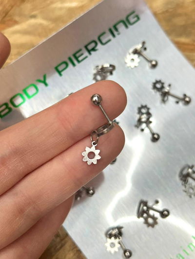 AROS PIERCING X 12 PCS CON FORMAS.