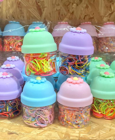 GOMITAS DE PELO INFANTIL X FRASCO