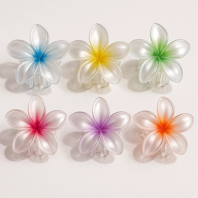BROCHE FLOR COLORES SURTIDOS X DOCENA