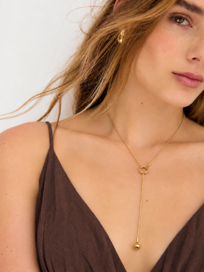 COLLAR ACERO DORADO REGULABLE LARGO X UNIDAD