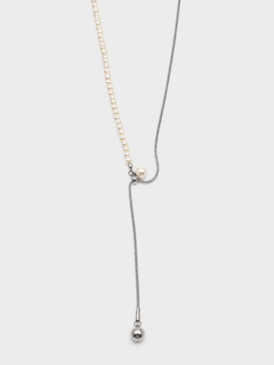 COLLAR ACERO PERLADO REGULABLE LARGO X UNIDAD