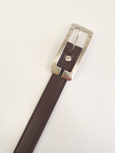 CINTO CHOCOLATE HEBILLA RECTANGULAR X UNIDAD