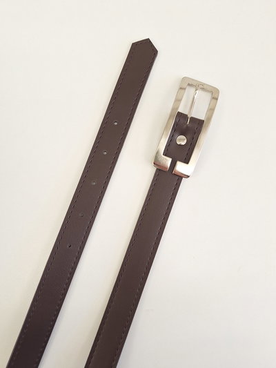 CINTO CHOCOLATE HEBILLA RECTANGULAR X UNIDAD