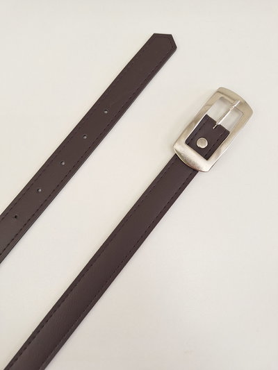 CINTO CHOCOLATE HEBILLA RECTANGULAR X UNIDAD