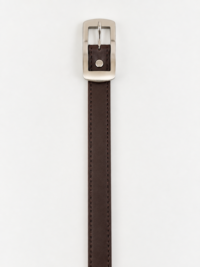 CINTO CHOCOLATE HEBILLA RECTANGULAR X UNIDAD