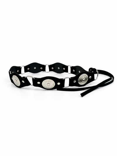 CINTO FAJA CON LAZO Y CHAPÓN NEGRO 110CM X UNIDAD