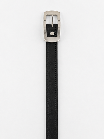 CINTO NEGRO HEBILLA RECTANGULAR X UNIDAD