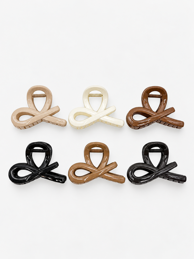 6 BROCHES MOÑO 8 CM NEUTROS X 6