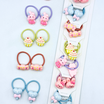 10 PARES DE COLITAS CON APLIQUE INFANTIL X TIRA