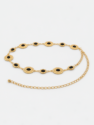 CINTO CADENA DE METAL DORADO X UNIDAD