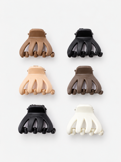 SET 6 BROCHES MEDIANOS 4CM