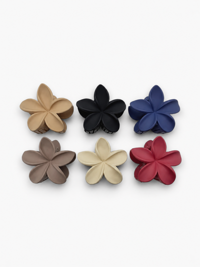 12 BROCHES DE PELO FLOR MATE X DOCENA