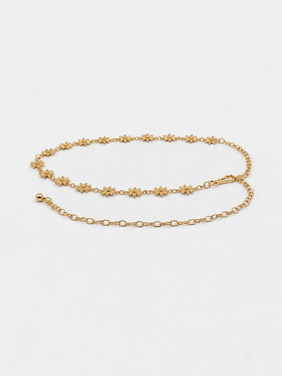 CINTO CADENA DE METAL DORADO X UNIDAD
