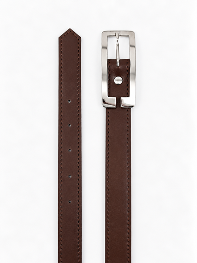 CINTO CHOCOLATE HEBILLA RECTANGULAR X UNIDAD