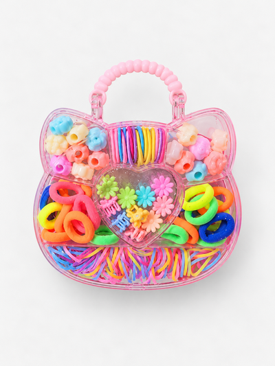SET ACCES DE PELO EN CAJA KITTY X UNIDAD