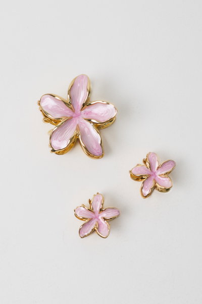 SET 3 BROCHES PREMIUM EFECTO MARMOL PINK