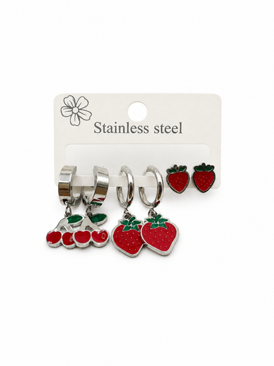 AROS DE ACERO X 3 PARES X SET
