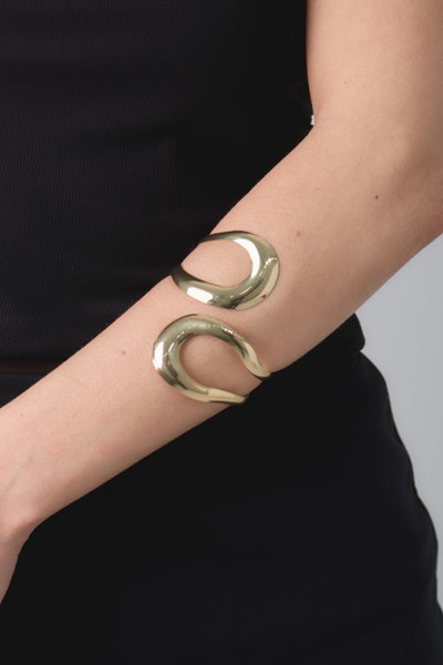 PULSERA DE METAL DORADO X UNIDAD