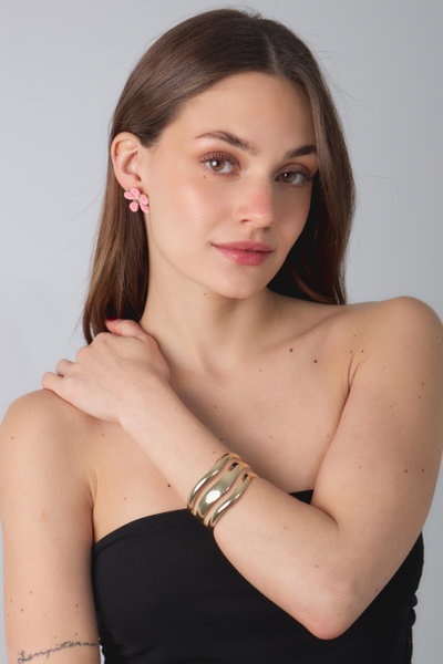 PULSERA DE METAL DORADO X UNIDAD