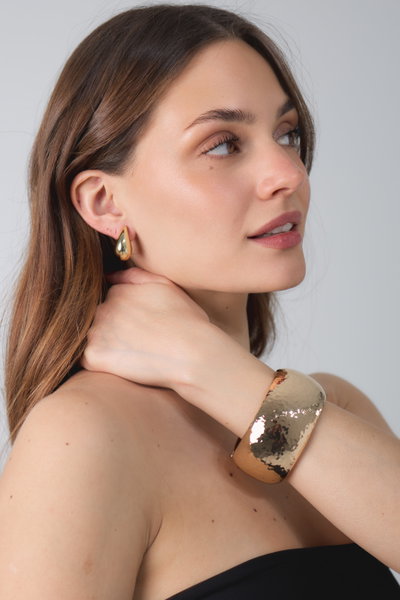 AROS GOTA DORADO L X CARD.