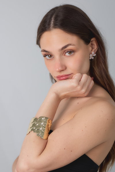 PULSERA DE METAL DORADO X UNIDAD