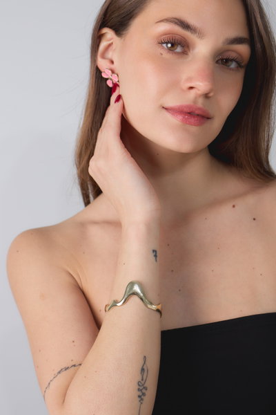PULSERA DE METAL DORADO X UNIDAD